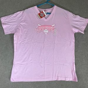 Missoula Osprey Baseball NWT Women's Size Large Pink T Shirt MiLB NOS